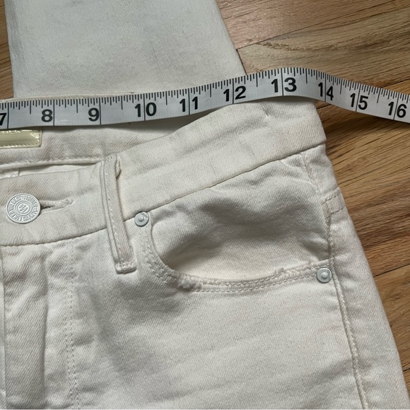 MOTHER High Waisted Looker Ankle Fray in stayin’ alive - Picture 5 of 8